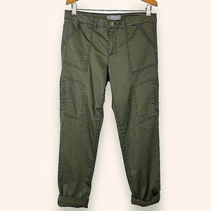 Wit & Wisdom Flex-ellent Cargo Pants 10 High Waist Slim Leg Thym - Thyme Gray